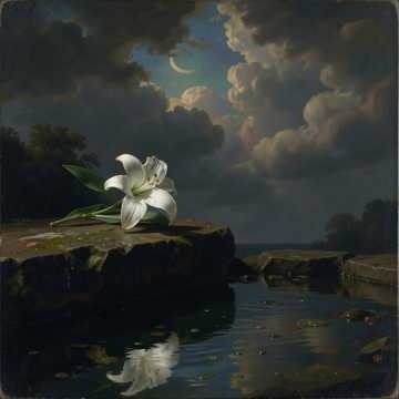 Moonlight on Water 1